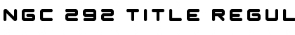 Download NGC 292 Title Font Download NGC 292 Title Font
