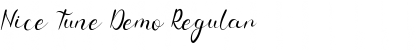 Download Nice Tune Demo Font Download Nice Tune Demo Font