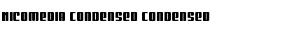Download Nicomedia Condensed Font Download Nicomedia Condensed Font
