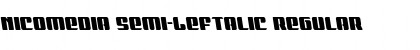 Download Nicomedia Semi-Leftalic Font Download Nicomedia Semi-Leftalic Font