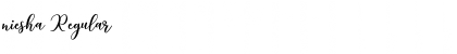 Download niesha Font Download niesha Font
