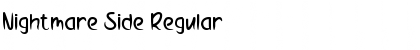 Download Nightmare Side Font Download Nightmare Side Font