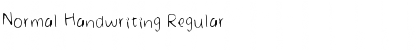 Download Normal Handwriting Font Download Normal Handwriting Font