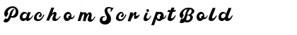 Download Pachom Script Font Download Pachom Script Font