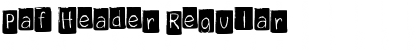 Download Paf Header Font Download Paf Header Font