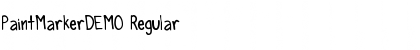Download PaintMarkerDEMO Font Download PaintMarkerDEMO Font