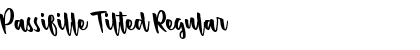 Download Passifille Tilted Font Download Passifille Tilted Font