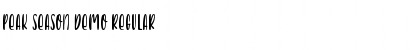 Download Peak Season Demo Font Download Peak Season Demo Font