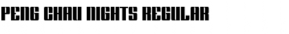 Download Peng Chau Nights Font Download Peng Chau Nights Font