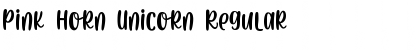 Download Pink Horn Unicorn Font Download Pink Horn Unicorn Font