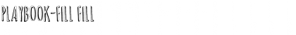 Download Playbook-Fill Font Download Playbook-Fill Font