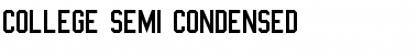 Download College Semi-condensed Font Download College Semi-condensed Font