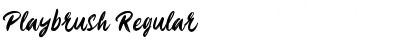 Download Playbrush Font Download Playbrush Font