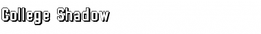 Download College Shadow Font Download College Shadow Font