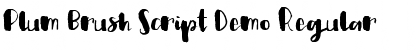 Download Plum Brush Script Demo Font Download Plum Brush Script Demo Font