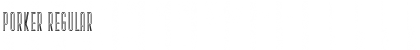 Download Porker Font Download Porker Font