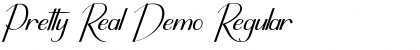 Download Pretty Real Demo Font Download Pretty Real Demo Font