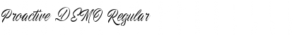 Download Proactive DEMO Font Download Proactive DEMO Font
