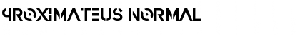 Download Proximateus Font Download Proximateus Font