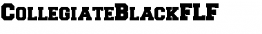 Download CollegiateBlackFLF Font Download CollegiateBlackFLF Font