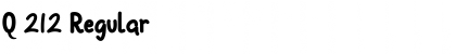 Download Q 212 Font Download Q 212 Font