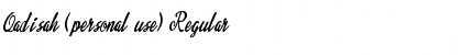 Download Qadisah (personal use) Font Download Qadisah (personal use) Font