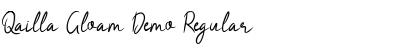 Download Qailla Gloam Demo Font Download Qailla Gloam Demo Font
