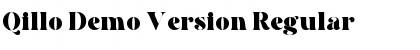 Download Qillo Demo Version Font Download Qillo Demo Version Font