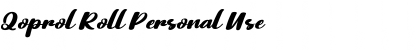 Download Qoprol Roll Font Download Qoprol Roll Font
