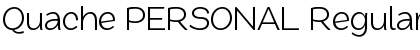 Download Quache PERSONAL Font Download Quache PERSONAL Font