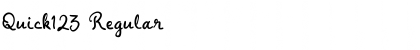 Download Quick123 Font Download Quick123 Font
