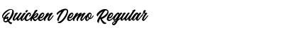 Download Quicken Demo Font Download Quicken Demo Font