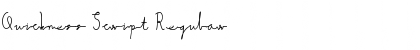 Download Quickness Script Font Download Quickness Script Font
