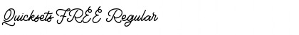 Download Quicksets FREE Font Download Quicksets FREE Font