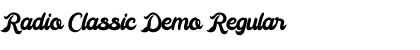 Download Radio Classic Demo Font Download Radio Classic Demo Font