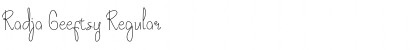 Download Radja Geeftsy Font Download Radja Geeftsy Font