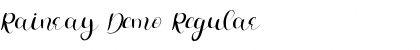 Download Rainray Demo Font Download Rainray Demo Font