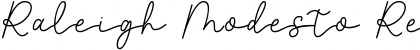 Download Raleigh Modesto Font Download Raleigh Modesto Font