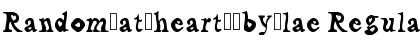 Download Random_at_heart__by_lae Font Download Random_at_heart__by_lae Font