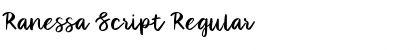 Download Ranessa Script Font Download Ranessa Script Font