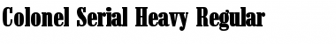 Download Colonel-Serial-Heavy Font Download Colonel-Serial-Heavy Font