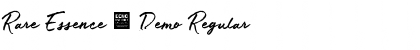Download Rare Essence - Demo Font Download Rare Essence - Demo Font