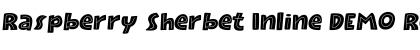 Download Raspberry Sherbet Inline DEMO Font Download Raspberry Sherbet Inline DEMO Font