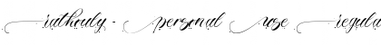 Download Rathouly - Personal Use Font Download Rathouly - Personal Use Font