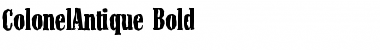 Download ColonelAntique Font Download ColonelAntique Font
