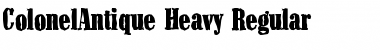 Download ColonelAntique-Heavy Font Download ColonelAntique-Heavy Font