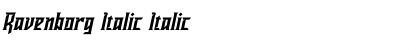 Download Ravenborg Italic Font Download Ravenborg Italic Font