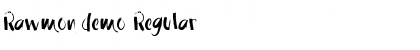 Download Rawmon demo Font Download Rawmon demo Font