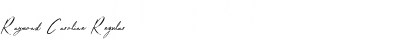 Download Raymond Caroline Font Download Raymond Caroline Font