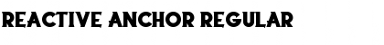 Download Reactive Anchor Font Download Reactive Anchor Font